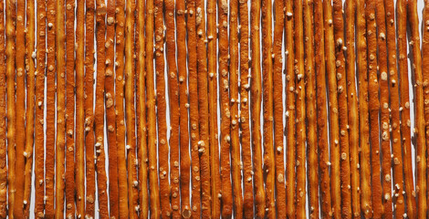 salted sticks snacks baked food background