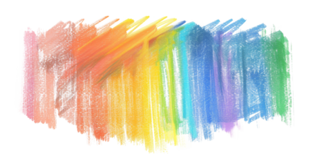 Colorful Scribble with Wax Pastels