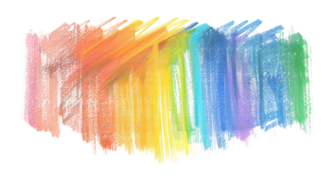 Colorful Scribble with Wax Pastels