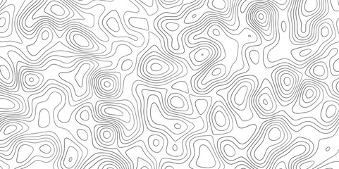 Abstract white topography vector background. Topographic map. Geographic mountain relief. counter map wavy line paper textrue. grid curve line abstract vector illustration