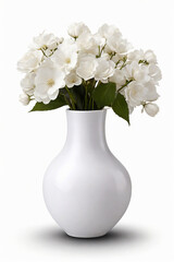 white flowers in a vase