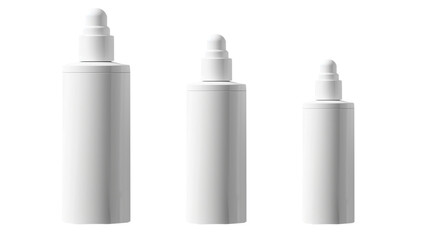 bottle plastic no text for makeup and cosmetics brands. png file