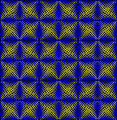 Vector texture in the form of an abstract pattern on a blue and yellow background