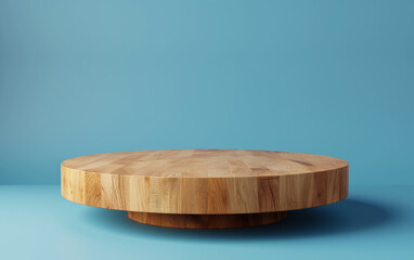 Minimalist Wooden Podium for Product Display