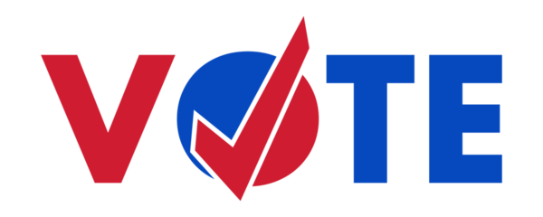 Vote , United States of America Presidential Election text icon 