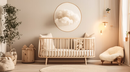 a charming haven with this cute baby room interior