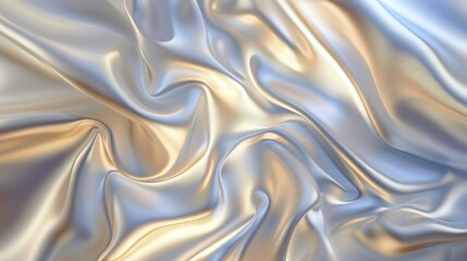 Elegant silky waves background with light reflection
