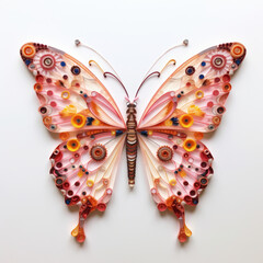 Jeweller ornament of handmade on a white background