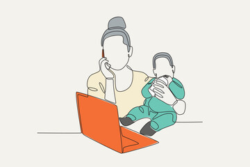 Mother is the strongest human being