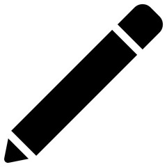 pencil icon, simple vector design