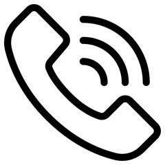 phone icon, simple vector design