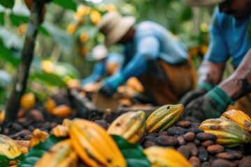 Cocoa Bean Harvesting Process, Cocoa Bean Plantations