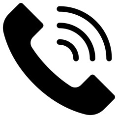 phone icon, simple vector design