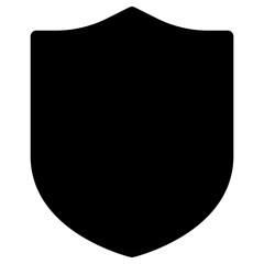 shield icon, simple vector design
