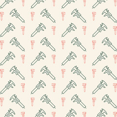 Caliper icon trendy multicolor repeating pattern vector illustration beautiful background