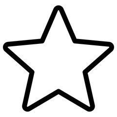 star icon, simple vector design