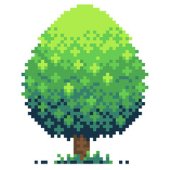 Tree pixel art
