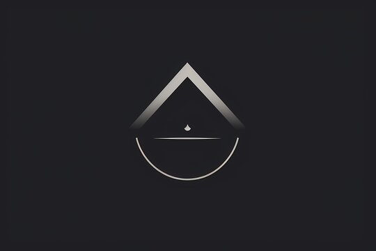 A minimalist symbol logo symbolizing creativity and imagination