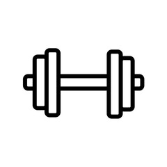 dumbbell  - vector icon