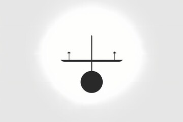A simple symbol logo conveying balance and harmony