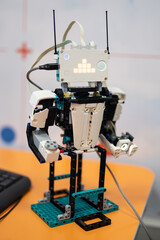 an engineer designs robots and programs them for various tasks