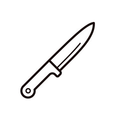  knife - vector icon