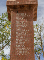 Militsry Memorials, Medicine Hat, Cypress County, Alberta, Canada