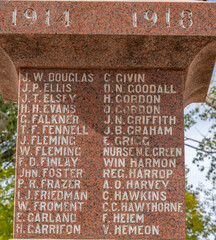 Militsry Memorials, Medicine Hat, Cypress County, Alberta, Canada