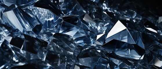 Close-up of crystals abstract background - obrazy, fototapety, plakaty