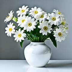 daisies in a vase