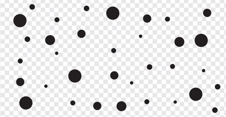 Random dots, circles. Dotted, speckles pattern. Pointillist, pointillism background. Stipple, stippling texture