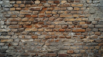 Old brick wall background. Grunge texture masonry