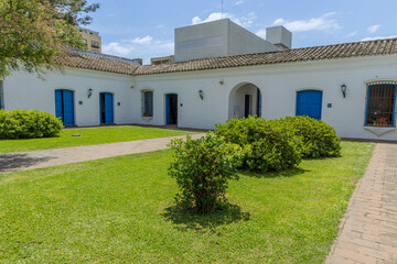 Fototapeta na wymiar Interior garden of the historic house of Tucuman in Argentina.