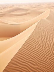Aerial Dunes Wall Art: Desert Landscape Nature Print