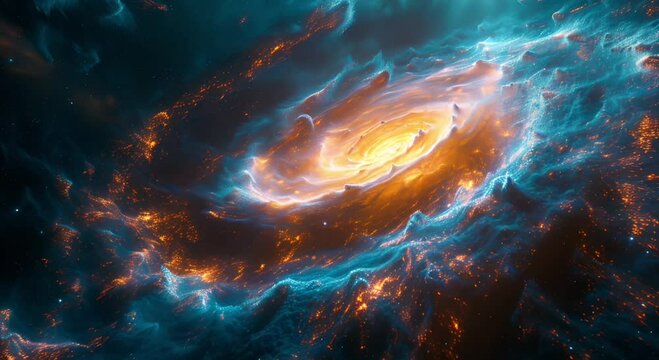Birth of galaxy with extremely bright active galactic nucleus in deep space