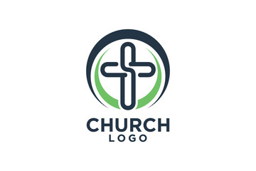 Church logo design creative unique concept
