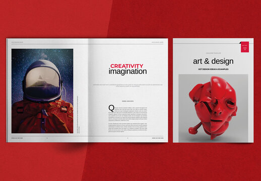 Art and Design Magazine Layout