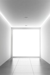 empty white room