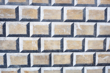 Renaissance exterior wall detail - graffiti background