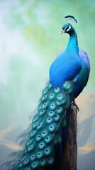 Obraz premium peacock with feathers