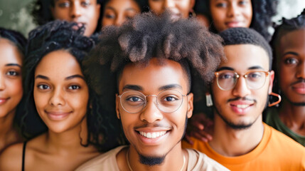 Fototapeta premium Black lives matter, black man in the street on background.