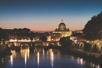Vatican basilica - Rome Italy - Roma	