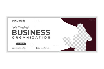 corporate facebook cover, creative cover concept, modern banner and abstract cover concept, Facebook Cover Design.