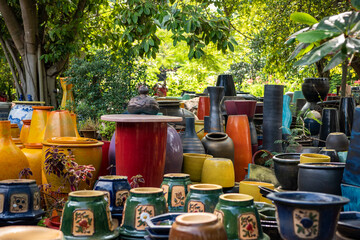 Obraz premium THAILAND RATCHABURI POTTERY CERAMICS SHOP
