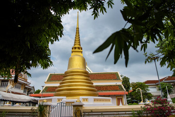 Naklejka premium THAILAND RATCHABURI WAT SATTANAT PARIWAT