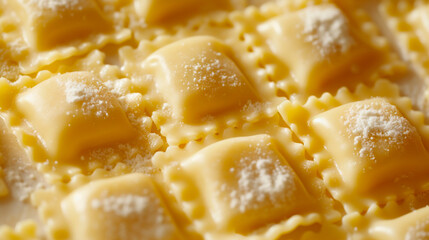 Close-up photo of Italian dish ravioli