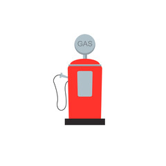 Gas station icon flat vector design