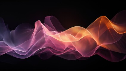 Abstract background with soft lines for technological processes, science, presentations, education, etc