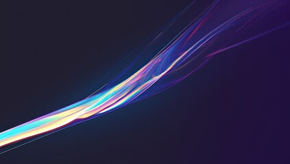 Bright and dynamic abstract design. Colorful wavy lines with a sense of movement and energy. Background for technological processes, science, presentations, education, etc