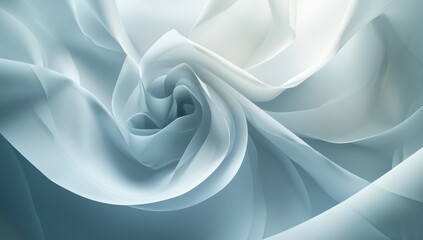 White and blue smooth material. Background for technological processes, science, presentations, education, etc